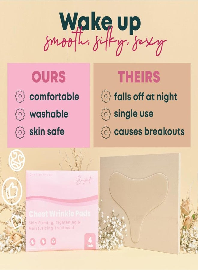 Bayside Chest Wrinkle Patches Reusable | Anti-Aging Patches for Fine Lines | Long-Lasting Wrinkle Pads for a Youthful Appearance | Skin-Safe Chest Care Solution | Includes 4 Durable Pads for a Smooth Look 4ct - Image 4